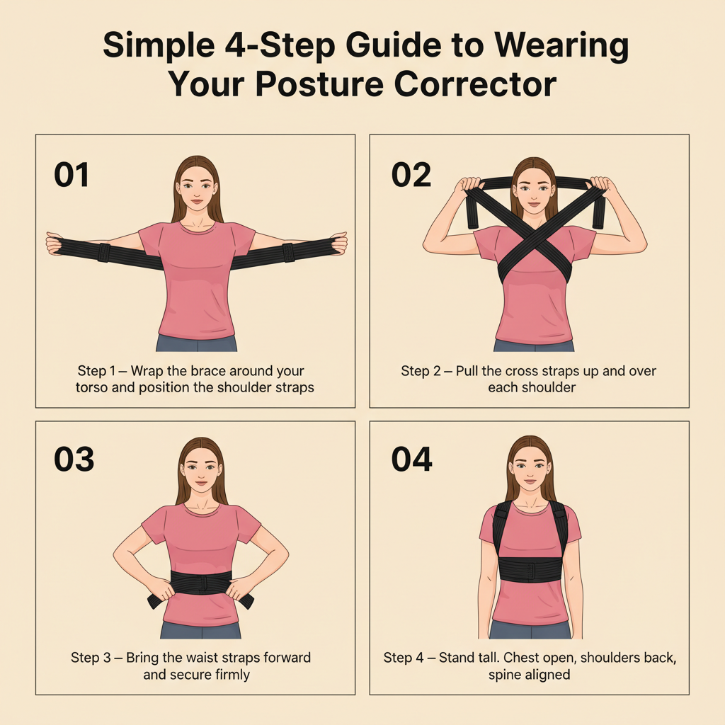 WayToGain Back Support Brace