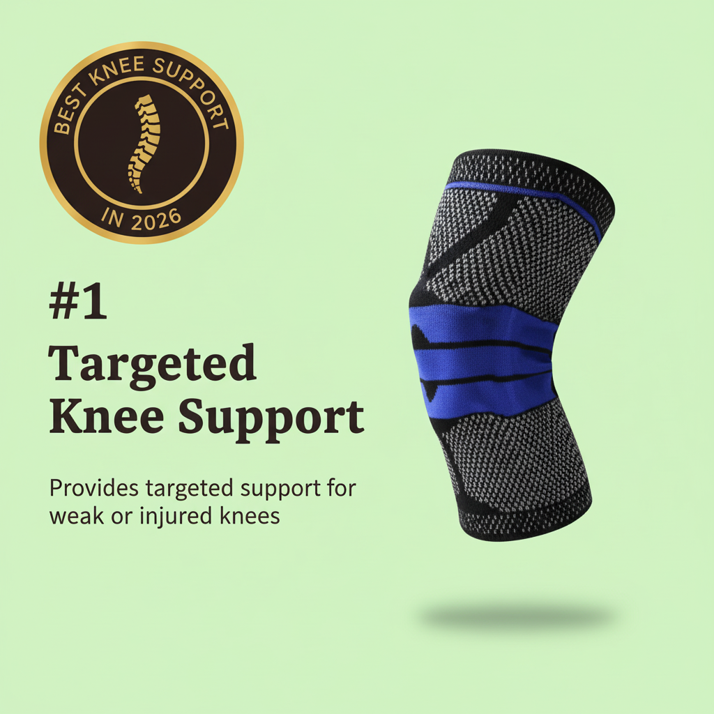 Blue Knee Brace Infographic