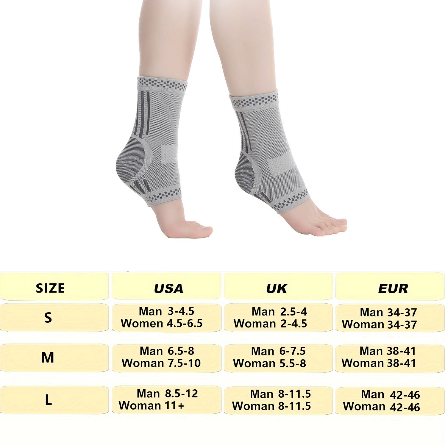 WayToGain Graphene Ankle Brace, Warm Ankle Support